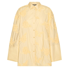 Rotate Flower Oversized Skjorte, Italien Straw 